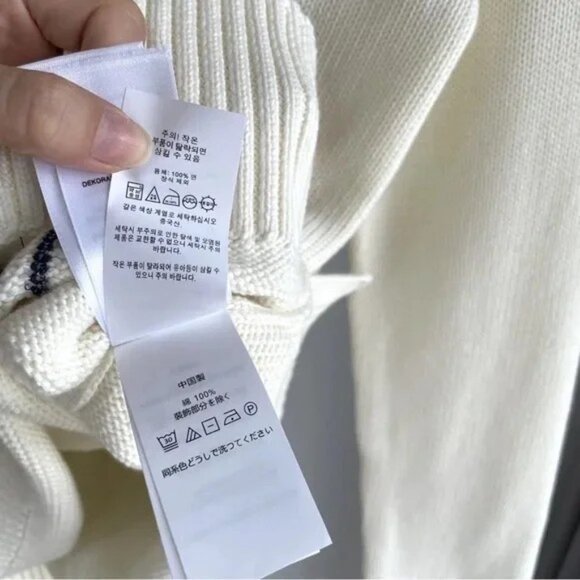 Polo Ralph Lauren White Bear Wool Sweater - Picture 6 of 6